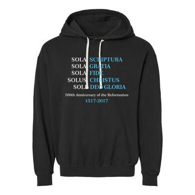 Reformation 500th Anniversary Five Solas Garment-Dyed Fleece Hoodie
