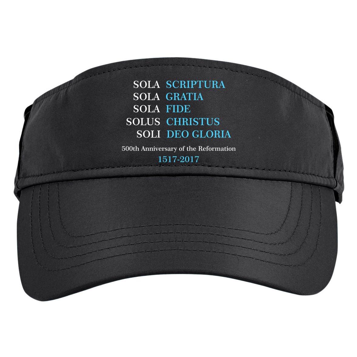 Reformation 500th Anniversary Five Solas Adult Drive Performance Visor