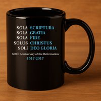 Reformation 500th Anniversary Five Solas 11oz C Handle Ceramic Mug