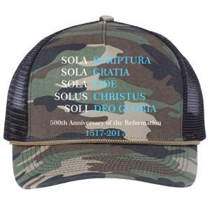 Reformation 500th Anniversary Five Solas Retro Rope Trucker Hat Cap