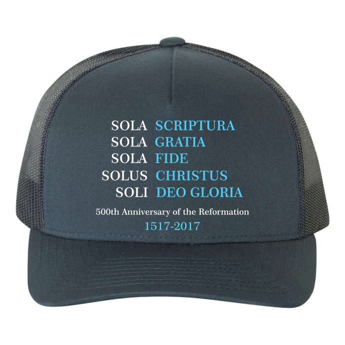 Reformation 500th Anniversary Five Solas Yupoong Adult 5-Panel Trucker Hat