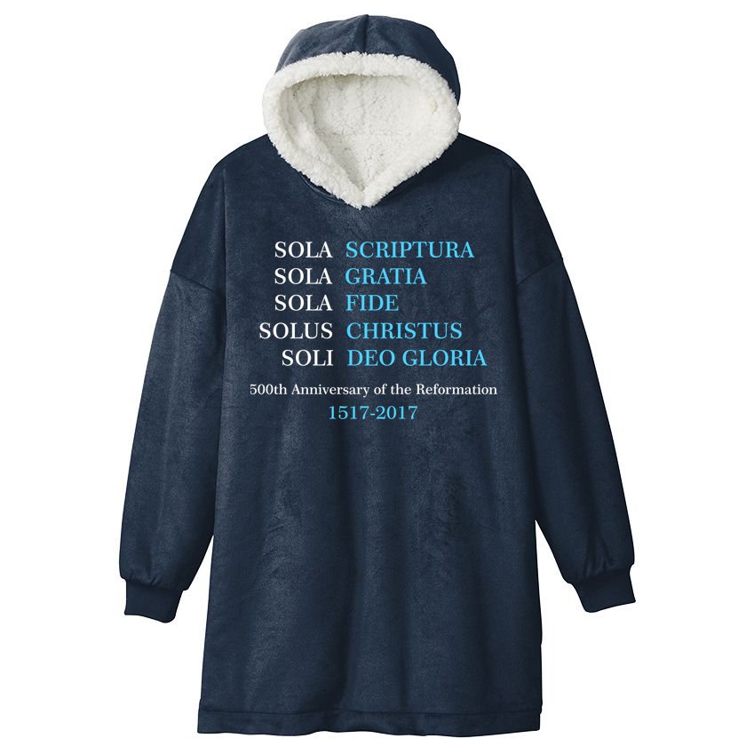 Reformation 500th Anniversary Five Solas Hooded Wearable Blanket