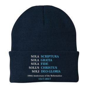 Reformation 500th Anniversary Five Solas Knit Cap Winter Beanie