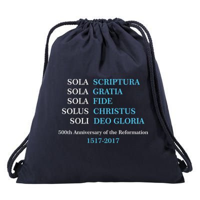 Reformation 500th Anniversary Five Solas Drawstring Bag
