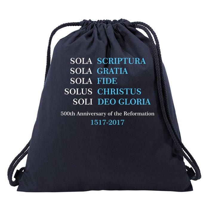 Reformation 500th Anniversary Five Solas Drawstring Bag