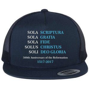 Reformation 500th Anniversary Five Solas Flat Bill Trucker Hat