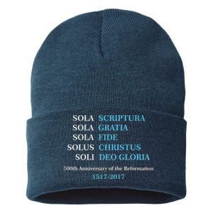 Reformation 500th Anniversary Five Solas Sustainable Knit Beanie