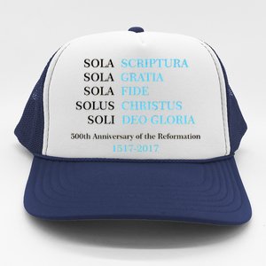 Reformation 500th Anniversary Five Solas Trucker Hat