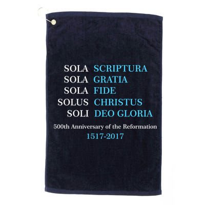 Reformation 500th Anniversary Five Solas Golf Towel