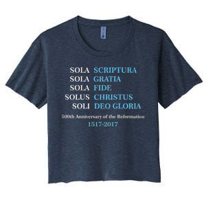 Reformation 500th Anniversary Five Solas Women's Crop Top Tee