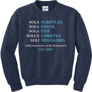 Reformation 500th Anniversary Five Solas Kids Sweatshirt