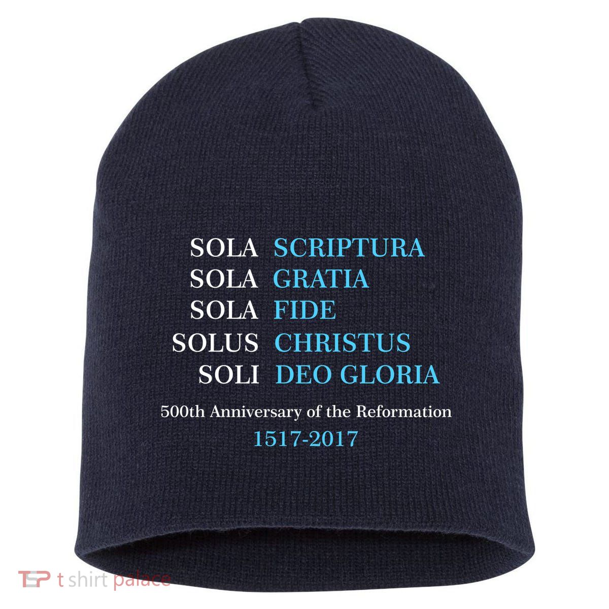 Reformation 500th Anniversary Five Solas Short Acrylic Beanie