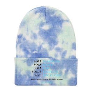 Reformation 500th Anniversary Five Solas Tie Dye 12in Knit Beanie