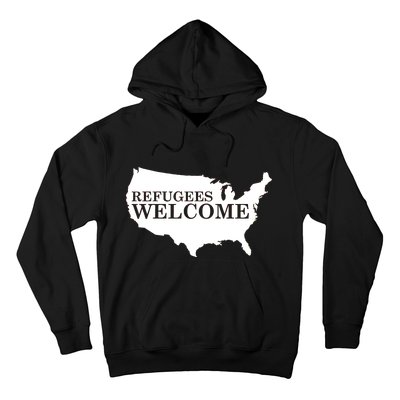 Refugees Welcome in the USA Country Anti Travel Ban Hoodie