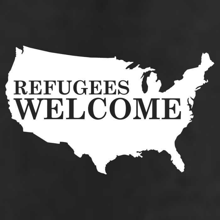 Refugees Welcome in the USA Country Anti Travel Ban 11oz C Handle Ceramic Mug
