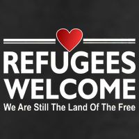 Refugees Welcome We Are Still The Land Of The Free Cool Comfort Performance Bucket Hat