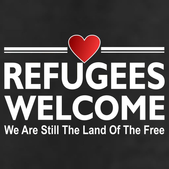 Refugees Welcome We Are Still The Land Of The Free Cool Comfort Performance Bucket Hat
