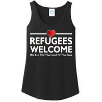 Refugees Welcome We Are Still The Land Of The Free Ladies Essential Tank