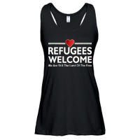 Refugees Welcome We Are Still The Land Of The Free Ladies Essential Flowy Tank