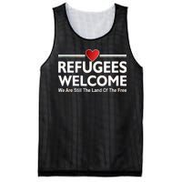 Refugees Welcome We Are Still The Land Of The Free Mesh Reversible Basketball Jersey Tank