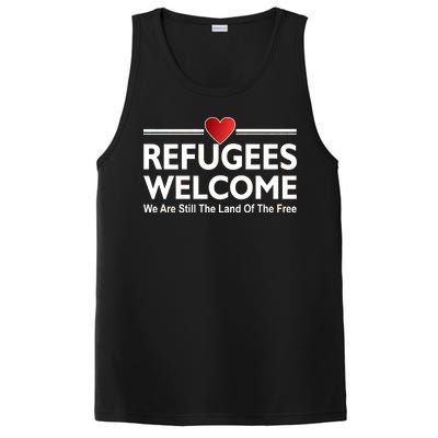 Refugees Welcome We Are Still The Land Of The Free PosiCharge Competitor Tank