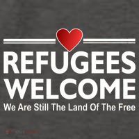 Refugees Welcome We Are Still The Land Of The Free Vector Backpack