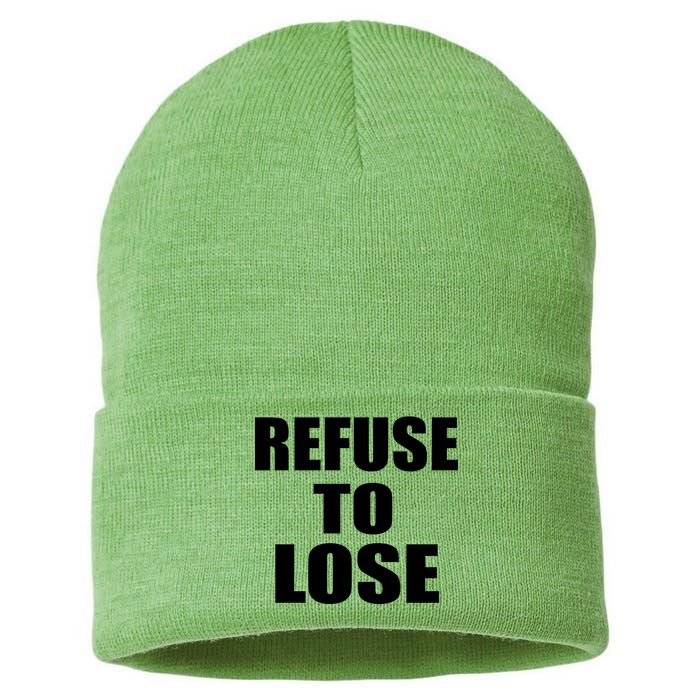 Refuse To Lose Sustainable Knit Beanie