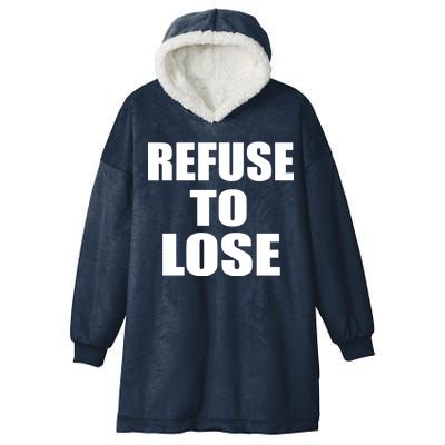 Refuse To Lose Hooded Wearable Blanket