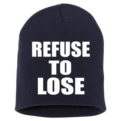 Refuse To Lose Short Acrylic Beanie