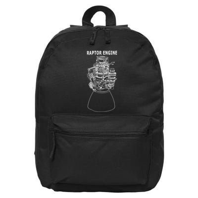 Raptor Engine Gen X Memorabilia Nostalgia 2025 16 in Basic Backpack