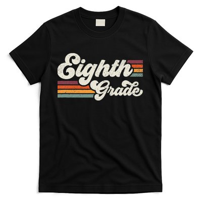 Retro Eighth Grade Teacher Back To School T-Shirt