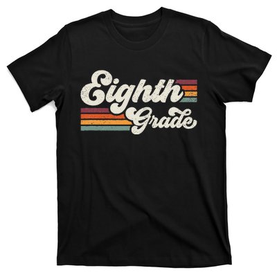 Retro Eighth Grade Teacher Back To School T-Shirt