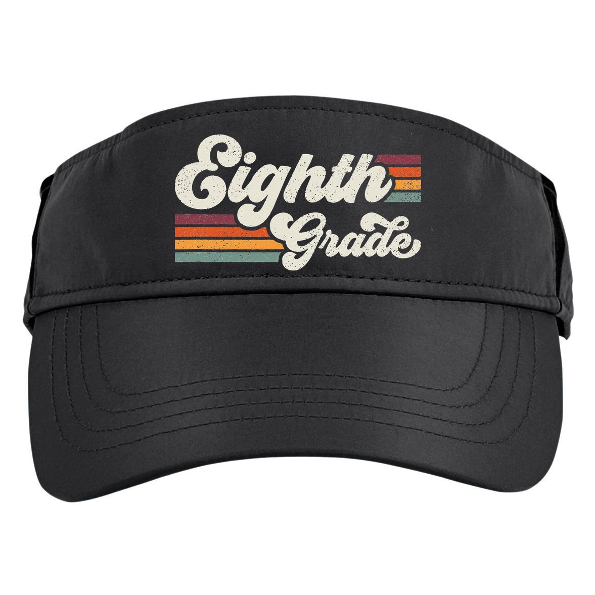 Retro Eighth Grade Teacher Back To School Adult Drive Performance Visor
