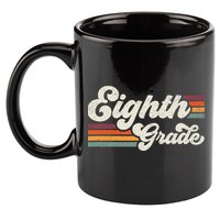 Retro Eighth Grade Teacher Back To School 11oz C Handle Ceramic Mug
