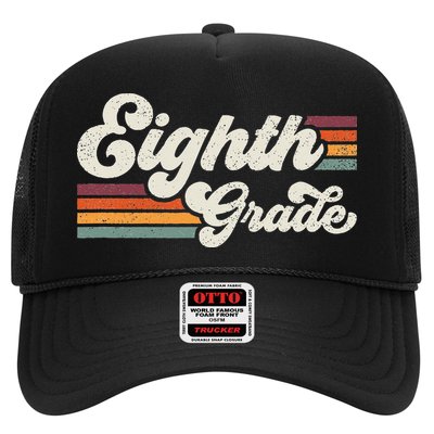 Retro Eighth Grade Teacher Back To School Trucker Hat