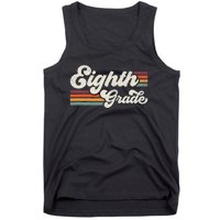 Retro Eighth Grade Teacher Back To School Tank Top