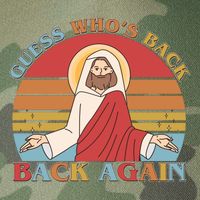 Retro Easter Guess Who Back Again Jesus Resurrection Legacy Tie Dye Trucker Hat