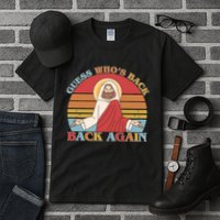 Retro Easter Guess Who Back Again Jesus Resurrection Tall T-Shirt