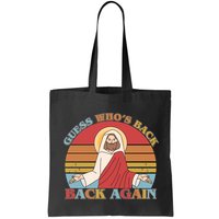 Retro Easter Guess Who Back Again Jesus Resurrection Bag