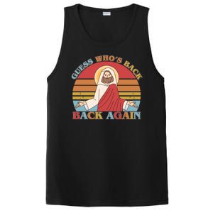 Retro Easter Guess Who Back Again Jesus Resurrection PosiCharge Competitor Tank