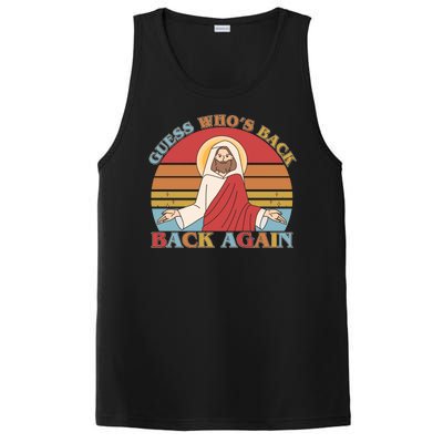 Retro Easter Guess Who Back Again Jesus Resurrection PosiCharge Competitor Tank