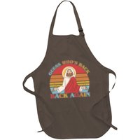 Retro Easter Guess Who Back Again Jesus Resurrection Apron