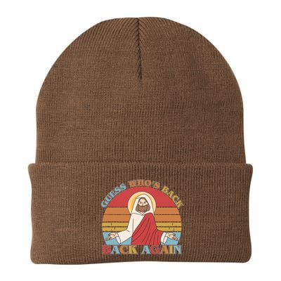 Retro Easter Guess Who Back Again Jesus Resurrection Beanie