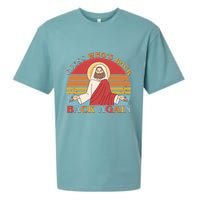 Retro Easter Guess Who Back Again Jesus Resurrection Sueded Cloud Jersey T-Shirt