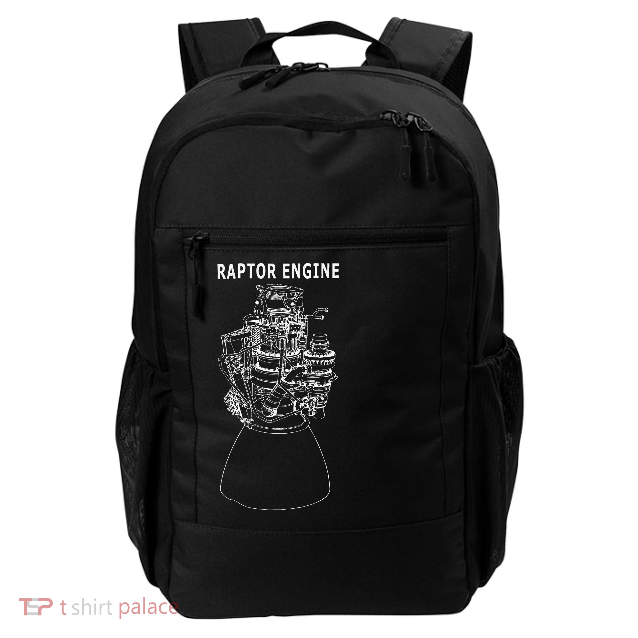 Raptor Engine Gen X Memorabilia Nostalgia 2025 Daily Commute Backpack