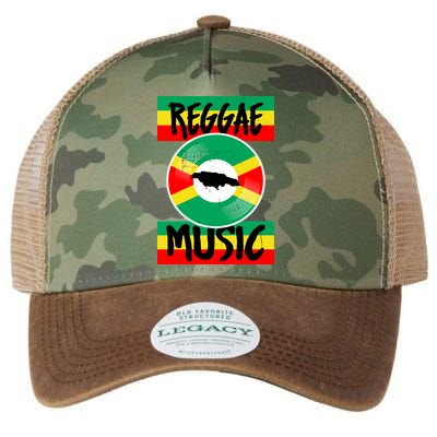 Reggae Music Jamaica Legacy Tie Dye Trucker Hat