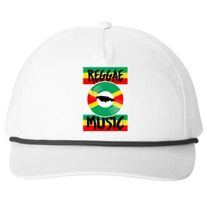 Reggae Music Jamaica Snapback Five-Panel Rope Hat