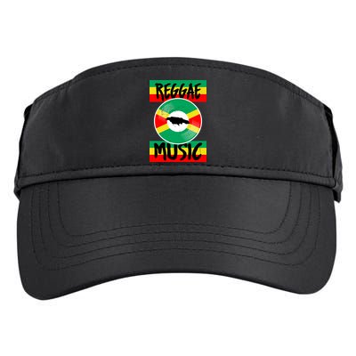 Reggae Music Jamaica Adult Drive Performance Visor