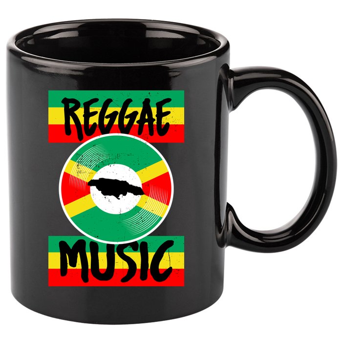 Reggae Music Jamaica 11oz C Handle Ceramic Mug
