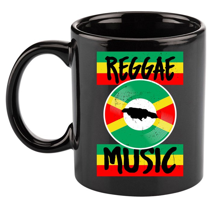 Reggae Music Jamaica 11oz C Handle Ceramic Mug